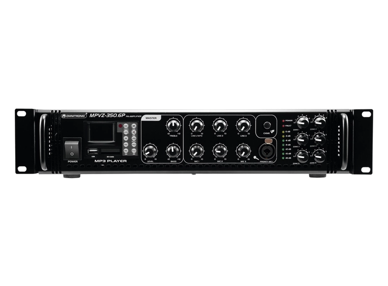 OMNITRONIC MPVZ-350.6P PA Mixing Amp 