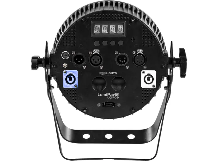 Prolights LUMIPAR12UQPRO5 LED Par 12x8W RGBW/FC LED Par, Powerc, 5 pin DMX 