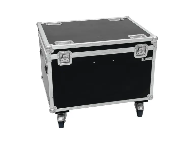 ROADINGER Flightcase 4x LED THA-100F/THA-120PC with wheels 