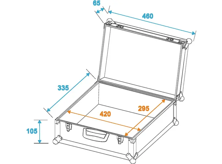 ROADINGER Universal case FOAM, alu 