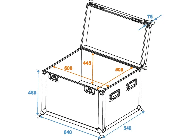 ROADINGER Universal case Profi 60x50x50cm 