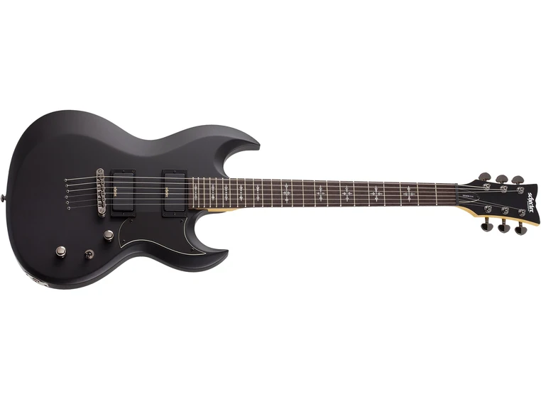 Schecter Demon S-II Aged Black Satin 