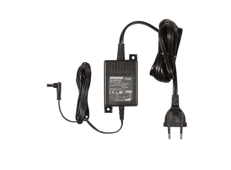 Shure PS24E PSU for BLX, QLXD, SLX, P3T,GLXD6 og UABIAST 