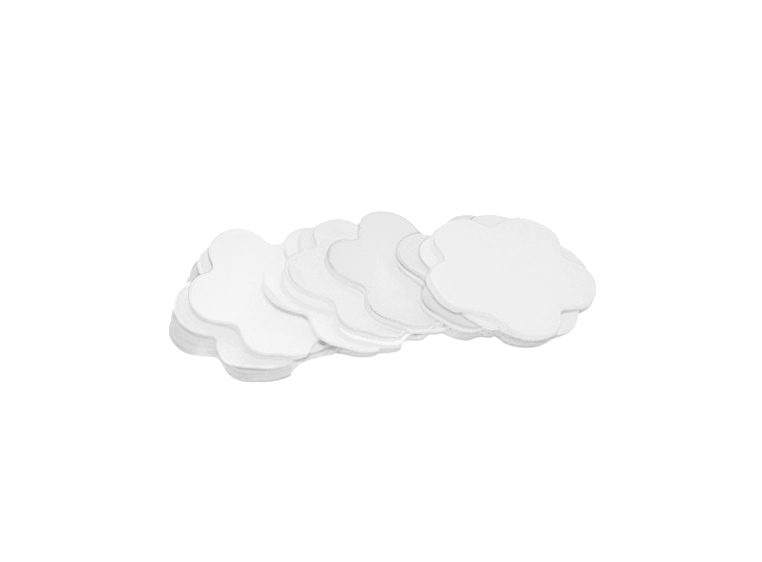TCM FX Slowfall Konfetti Blomster 55x55mm, Hvit, 1kg 