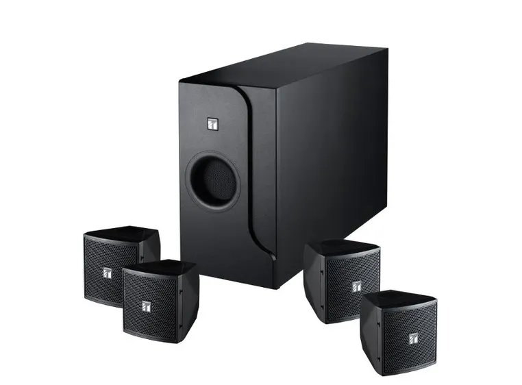 TOA BS-301B Høyttalersystem Sort 4xSatelitt 1x sub, passiv 