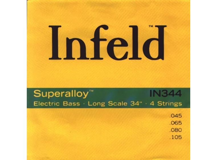 Thomastik IN344 For Electric Bass Supera (045-105) Round Wound Long Scale 4 str 