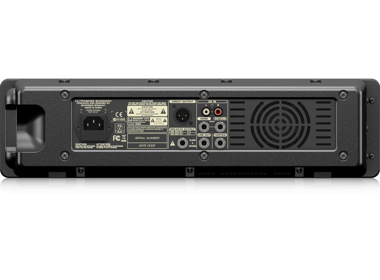 Behringer BXD3000H ULTRABASS Compact 300W, 2-channel bass amplifier