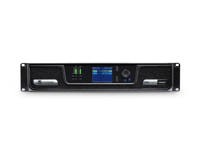 Crown CDi2 600BL, 2 x 600W BLU Link installasjonsforsterker 