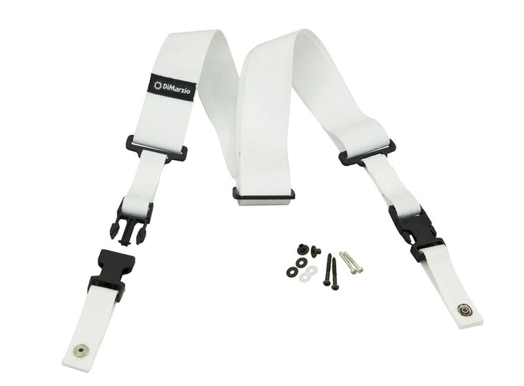 DIMARZIO DD2200W 2" ClipLock Strap Nylon White 