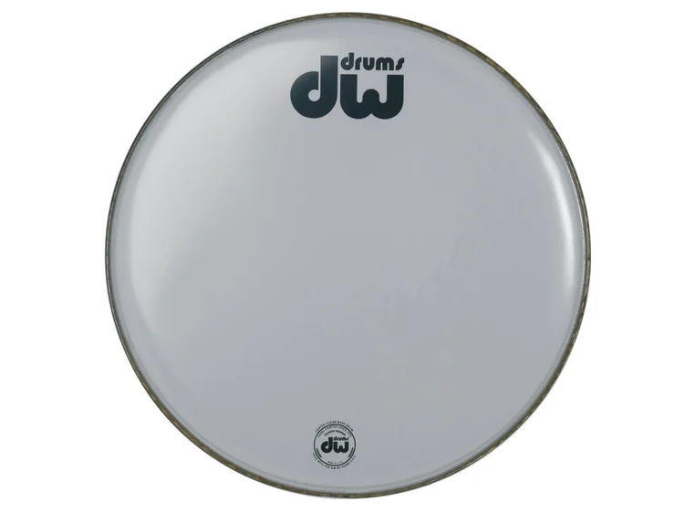 DW Frontskinn DRDHCW-22K Coated White Bass Drum Batter 