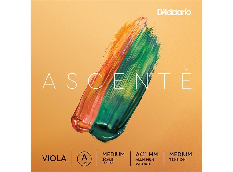 D'Addario A410 MM Viola Strings Ascenté Set Medium /Medium Tension