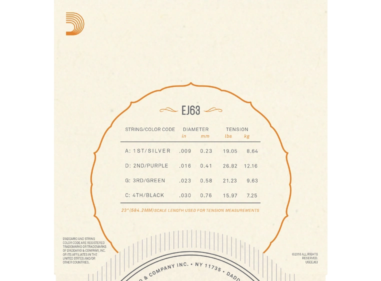 D'Addario EJ63 