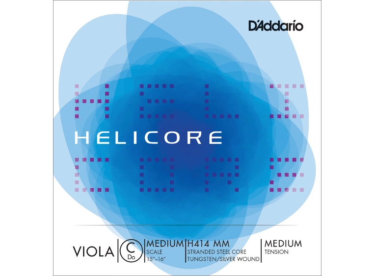 D'Addario H414MM Viola String Helicore C-tungsten/silver 11.8 