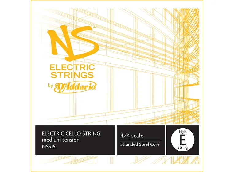 D'Addario NS515 HIGH E El. Cello String NS Electric High E 42.7 