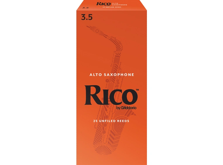 D'Addario RJA2535 Altsaksofon Flis Rico Alto Saxophone 3.5 25 Pack 