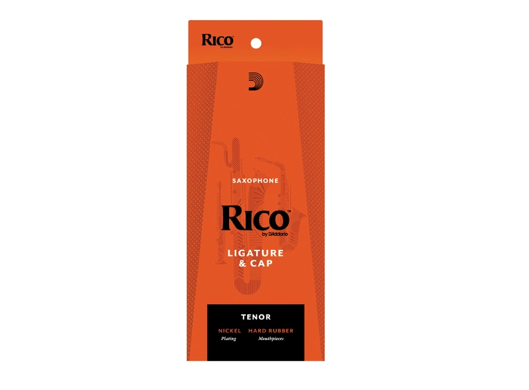 D'Addario RTS1N Metall-klemme med Kapsel Tenor Sax (Hard Rubber) 