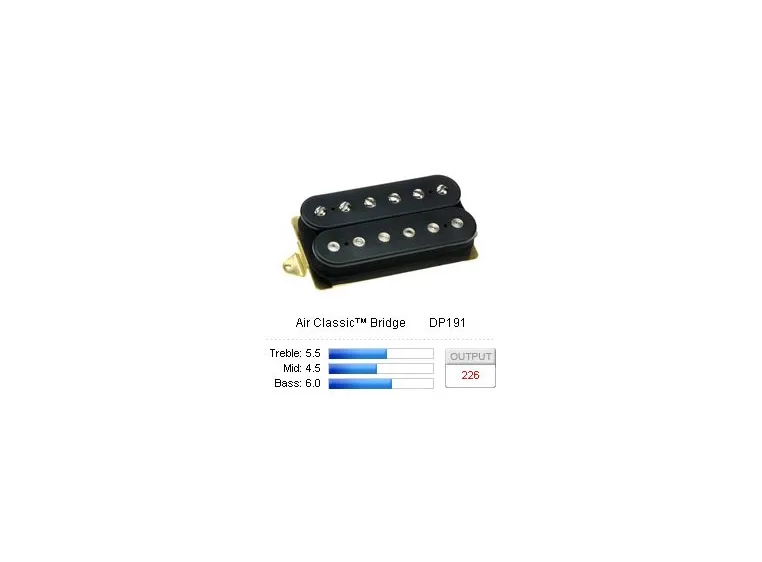DiMarzio DP191FBK Pickup Humbucker Air Classic/Bridge F-Spaced Black 