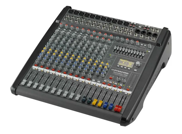 Dynacord PM-1000-3 Mikseforsterker 2x1000W/4ohm 6mic + 4stereo linje 