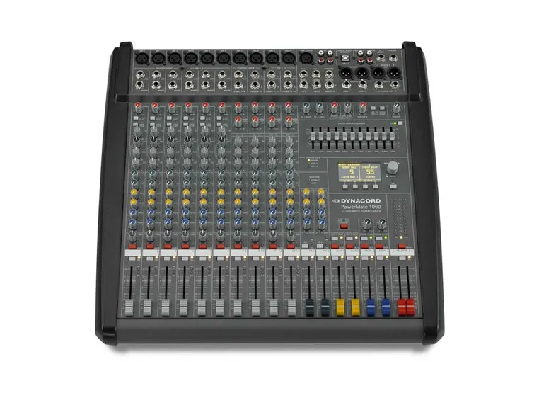 Dynacord PM-1000-3 Mikseforsterker 2x1000W/4ohm 6mic + 4stereo linje 