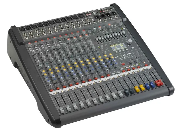 Dynacord PM-1000-3 Mikseforsterker 2x1000W/4ohm 6mic + 4stereo linje 