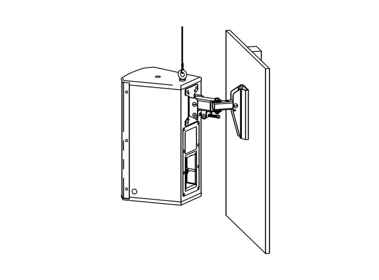 Electro-Voice EVC-WB-BLK Brakett Omnimount til EVC-serien Sort 