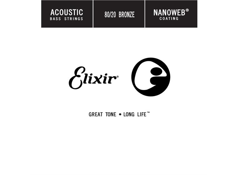 Elixir 15780 Nanoweb 0.080 Acoustic bass string