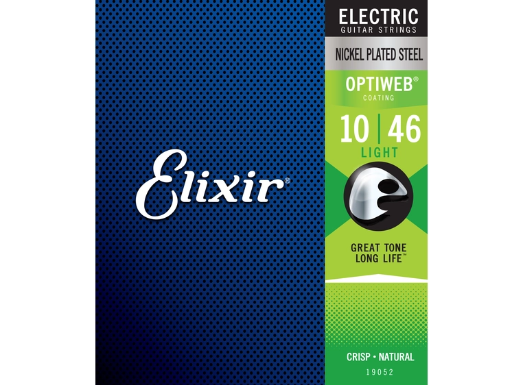 Elixir Optiweb Electric Nickel Plated (010-046) 19052 