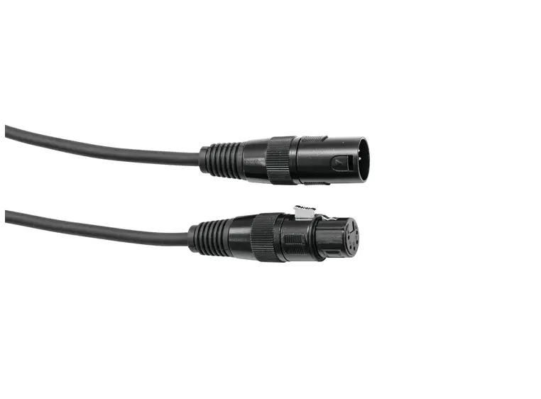 Eurolite DMX cable XLR 5pin 5m bk 