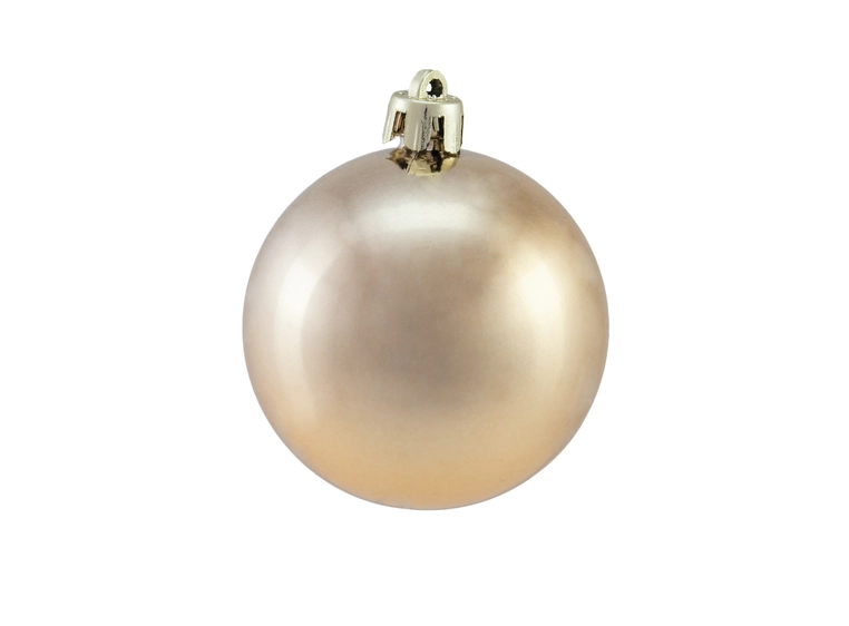 Europalms Julekule 6cm, copper, metallic 6x 