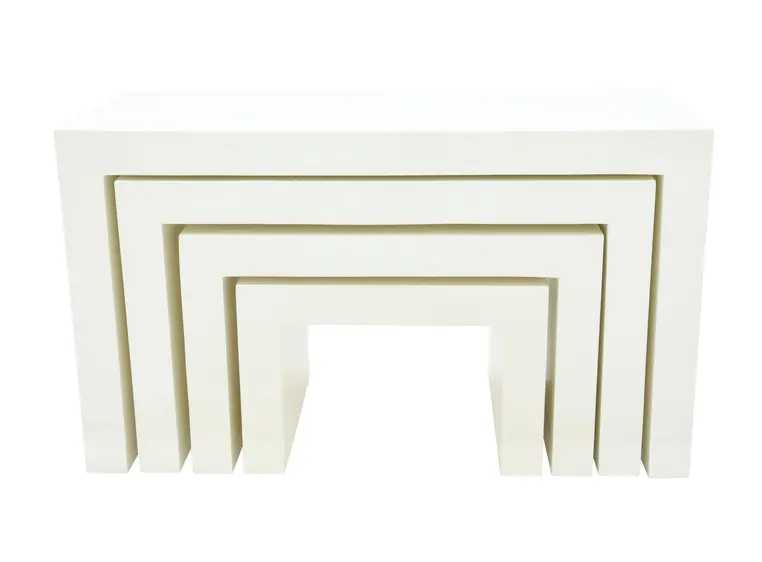 Europalms LEICHTSIN DECO TABLES, white 