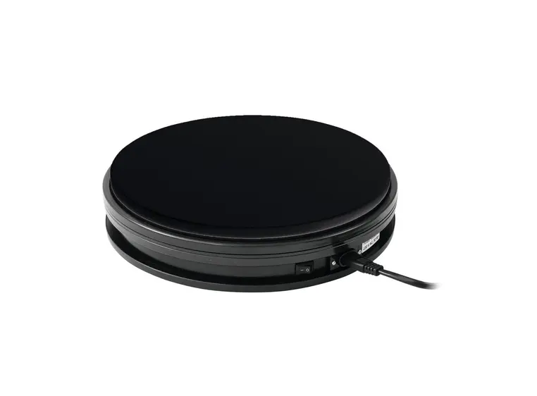Europalms Rotary Plate 25cm up to 25kg black 