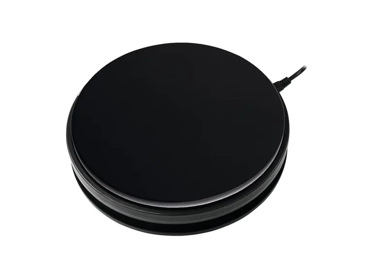 Europalms Rotary Plate 25cm up to 25kg black 
