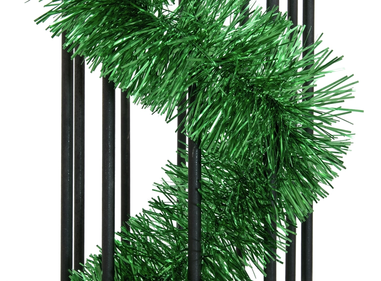 Europalms Tinsel metallic, green 7,5x200cm 