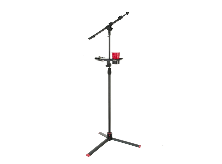 Gator Frameworks GFW-MICACCTRAY Mic Stand Accessory Tray w/Drink Holder 