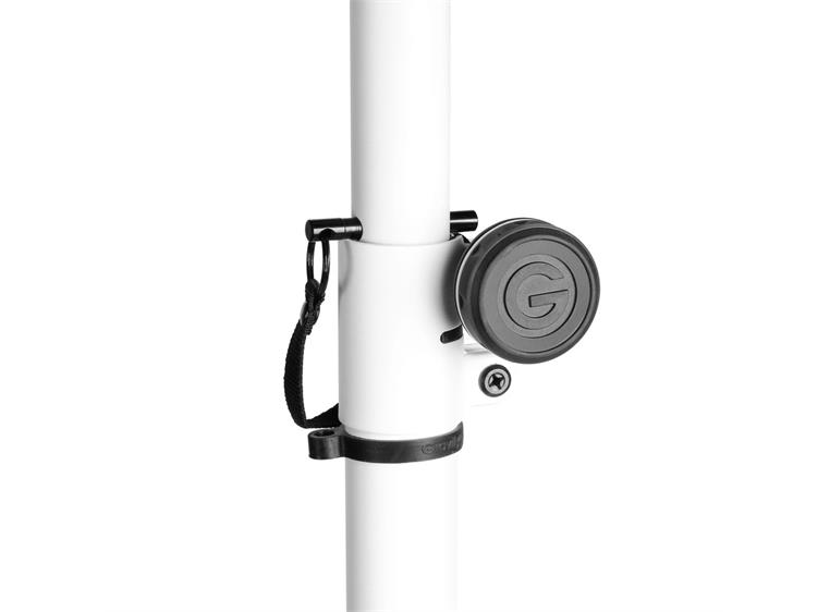 Gravity SP 5211 W Speaker Stand, 35 mm, Aluminium, White
