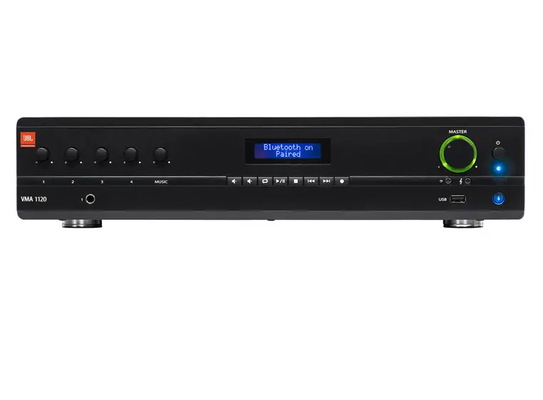 JBL VMA1120 - mikserforsterker 1x120W 5 innganger, Bluetooth, USB 