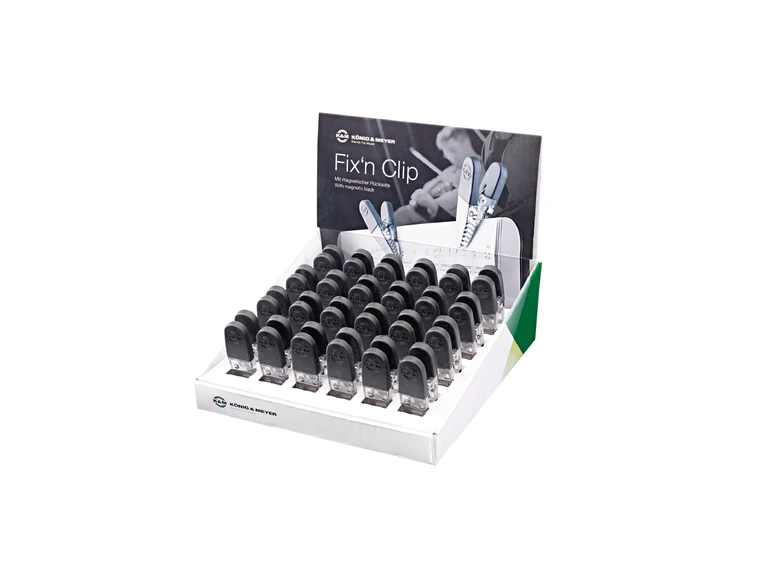 K&M 16055 Sheet music clips, 24 pcs. Fix´n Clip, Magnetic for sheet music 