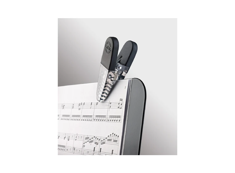 K&M 16055 Sheet music clips, 24 pcs. Fix´n Clip, Magnetic for sheet music 