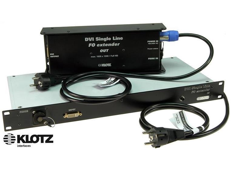 Klotz EXT1K12O DVI Extender Set, MMF, OpticalCON Duo
