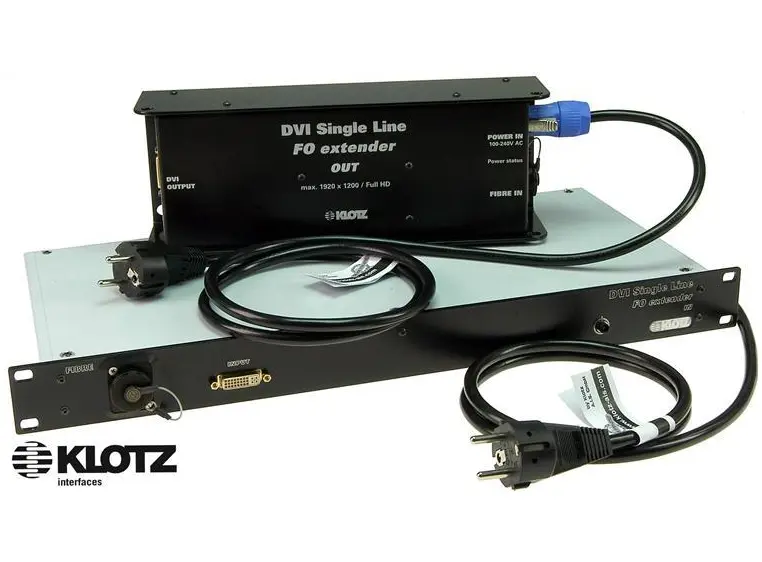 Klotz EXT1K12O DVI Extender Set, MMF, OpticalCON Duo 