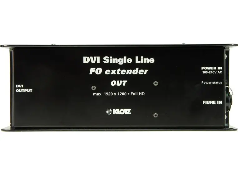 Klotz EXT1K12O DVI Extender Set, MMF, OpticalCON Duo 