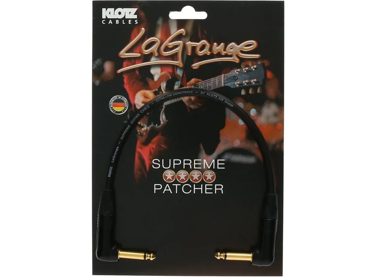 Klotz LAGRR020 La Grange Ubalansert pedal patch med vinkel jack 20 cm 