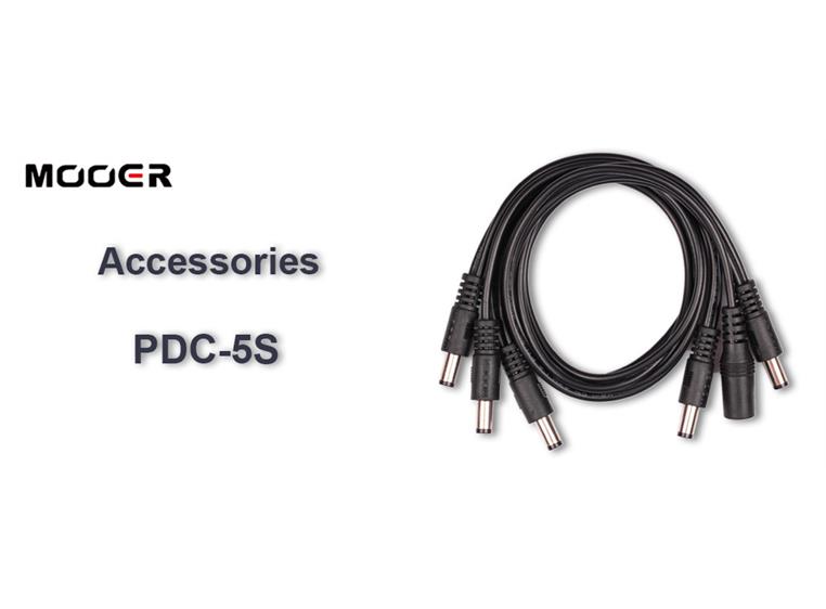 Mooer PDC5S Multi-plug 5 Cable (straight)