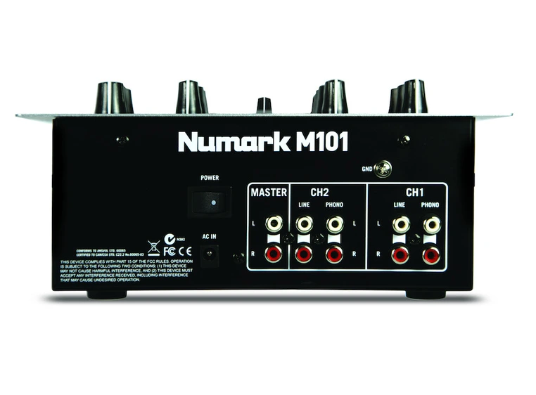 Numark M101BLACK 2-Channel All-Purpose Mixer 