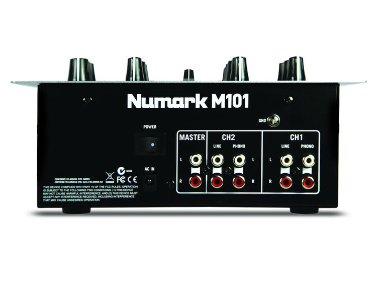 Numark M101BLACK 2-kanalers alle formåls Mikser