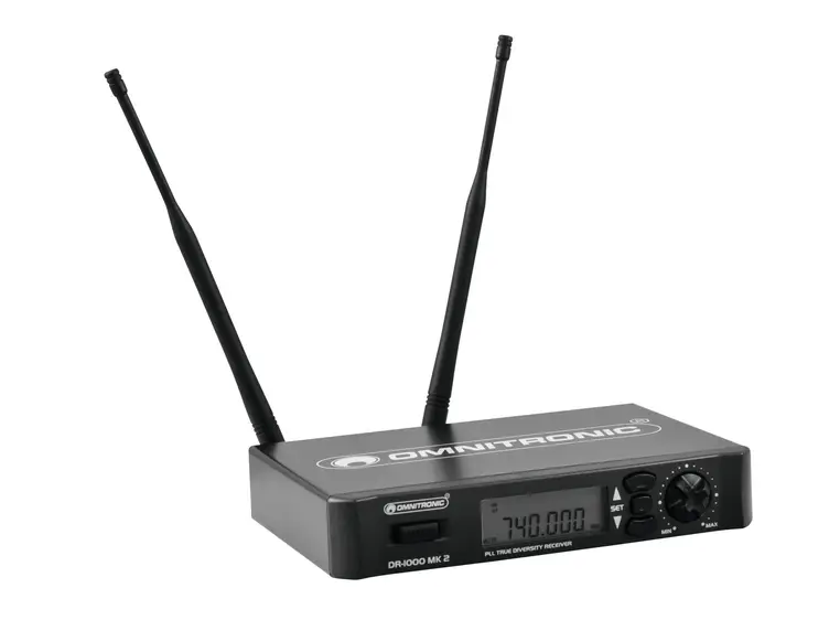 OMNITRONIC DR-1000 MK2 Wireless Receiver 