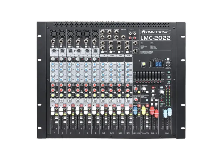 OMNITRONIC LMC-2022FX USB Mixing Console 
