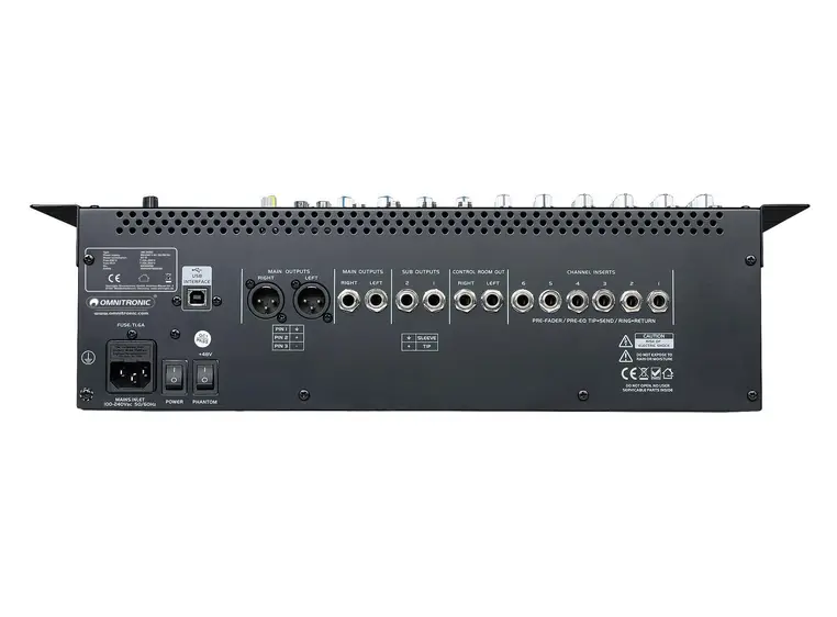 OMNITRONIC LMC-2022FX USB Mixing Console 