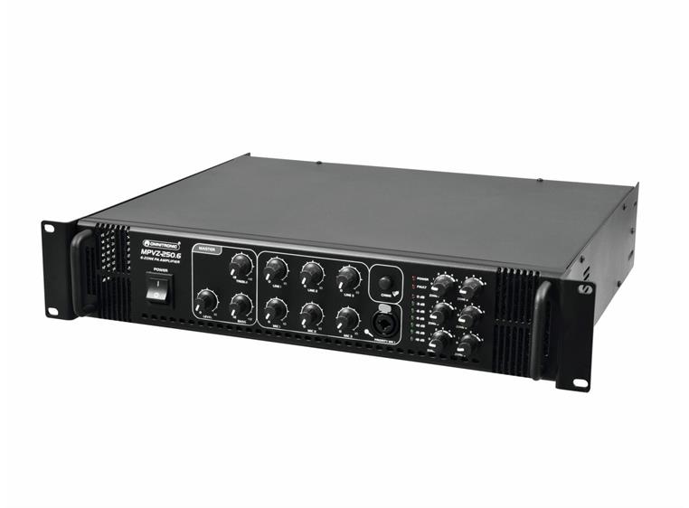 OMNITRONIC MPVZ-250.6 PA Amplifier Mixing Amplifier