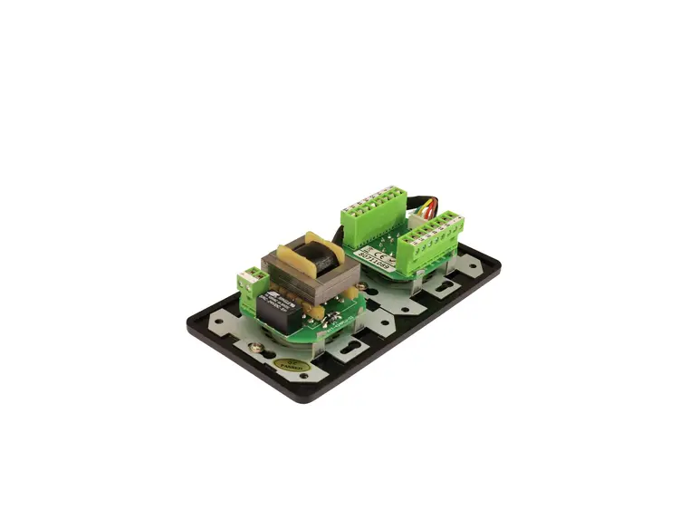OMNITRONIC PA 10W mono Vol Contr/Prog Select, Black 